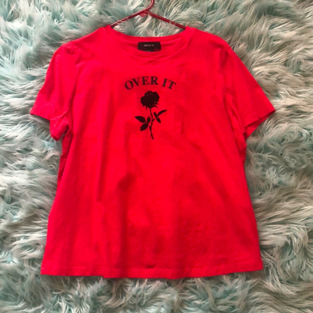 red tee